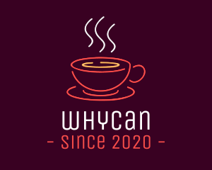 Coffee Mug - Neon Lights Coffee Cup logo design