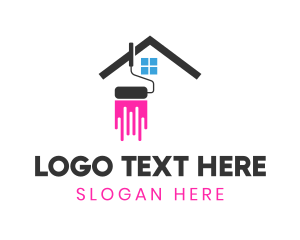 Contractor - House Painting Service logo design