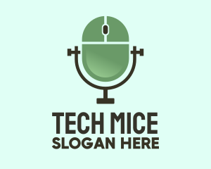 Mice - Mouse & Microphone Podcast logo design