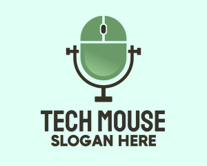 Mouse - Mouse & Microphone Podcast logo design
