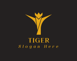 Expensive - Queen Tiara Letter T logo design
