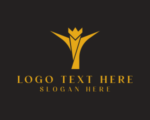 Heritage - Tiara Letter T logo design