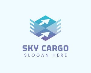 Package Delivery Wing logo design