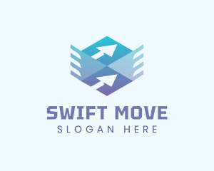 Move - Package Delivery Wing logo design