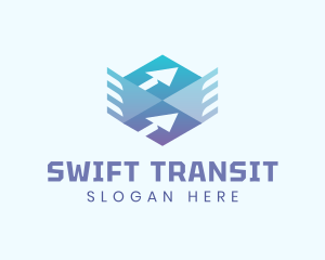 Transit - Package Delivery Wing logo design