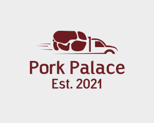 Pork - Pork Meat Delivery logo design
