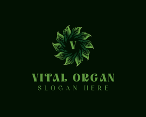 Vegan Organic Sustainable logo design