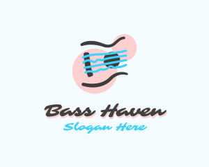 Bass - Bass String Guitar logo design
