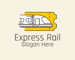 Railway - Train Ticket Railway logo design