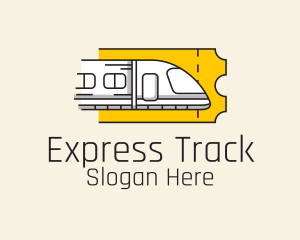 Train - Train Ticket Railway logo design