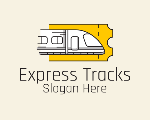 Train - Train Ticket Railway logo design