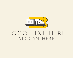 Train - Train Ticket Railway logo design