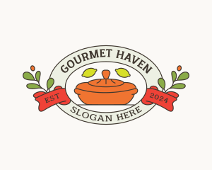 Gourmet Casserole Pot  logo design