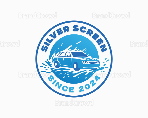 Car Cleaning Washing Logo