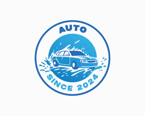 Car Wash - Car Cleaning Washing logo design