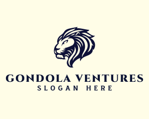 Luxury Lion Animal  logo design