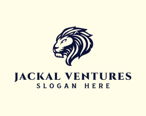 Luxury Lion Animal  logo design