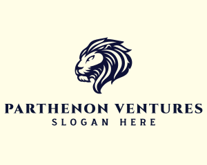 Luxury Lion Animal  logo design