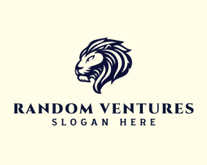 Luxury Lion Animal  logo design