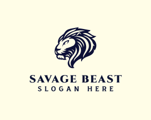 Luxury Lion Animal  logo design