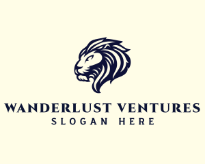 Luxury Lion Animal  logo design