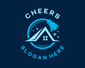 House Broom Housekeeping Logo