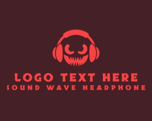 Headphone - Beast Devil Headphone logo design