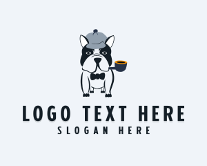 Detective Pet Bulldog  logo design