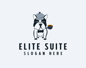 Detective Pet Bulldog  logo design