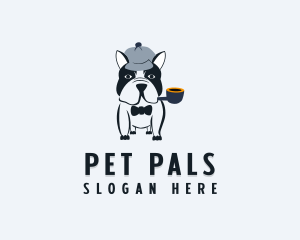 Detective Pet Bulldog  logo design