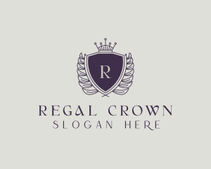 Regal Shield Wedding logo design