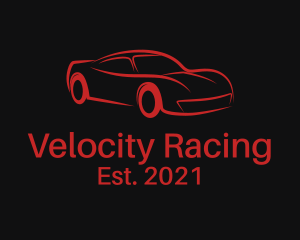 Auto Racing Car logo design