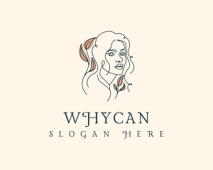 Organic Face Woman Logo