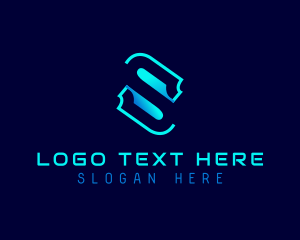 Application - Generic Tech Letter S logo design