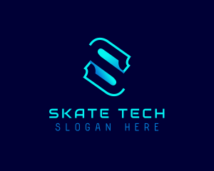 Generic Tech Letter S logo design