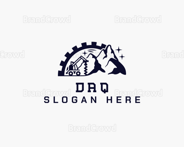 Mountain Construction Drilling Machine Logo