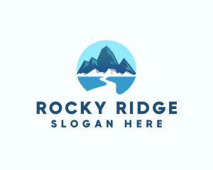 Rocky Mountain River logo design