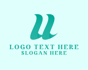 Professional Business Letter U Logo