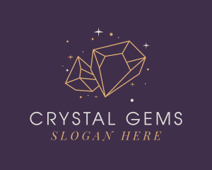 Shiny Diamond Jewel logo design