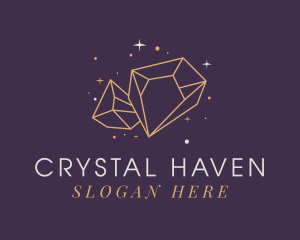 Shiny Diamond Jewel logo design