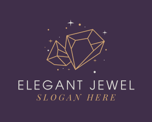 Shiny Diamond Jewel logo design
