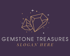 Shiny Diamond Jewel logo design