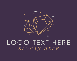 Shiny Diamond Jewel Logo