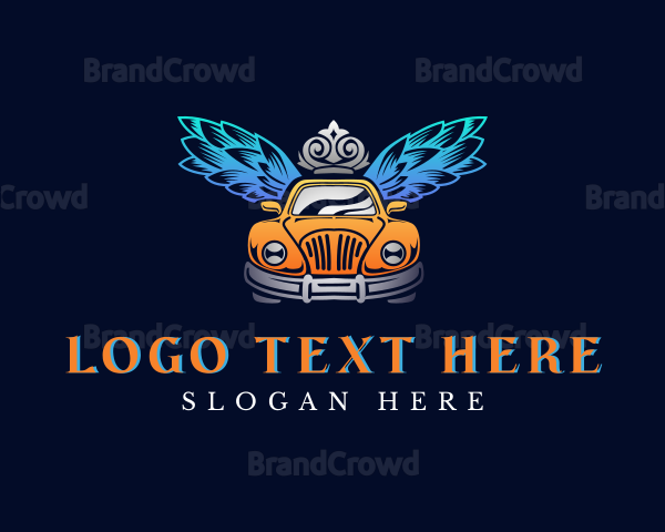 Elegant Royal Car Logo