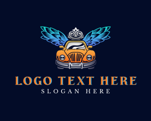 Driving - Elegant Royal Car logo design