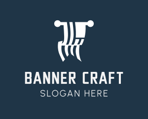 Patriotic American Banner logo design