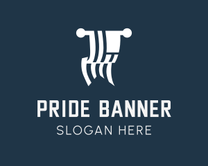 Patriotic American Banner logo design