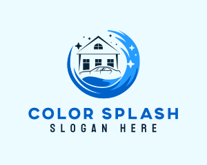 Home Car Cleaning Maintenance logo design