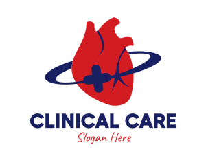 Heart Center Clinic  logo design