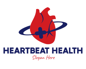 Cardiovascular - Heart Center Clinic logo design